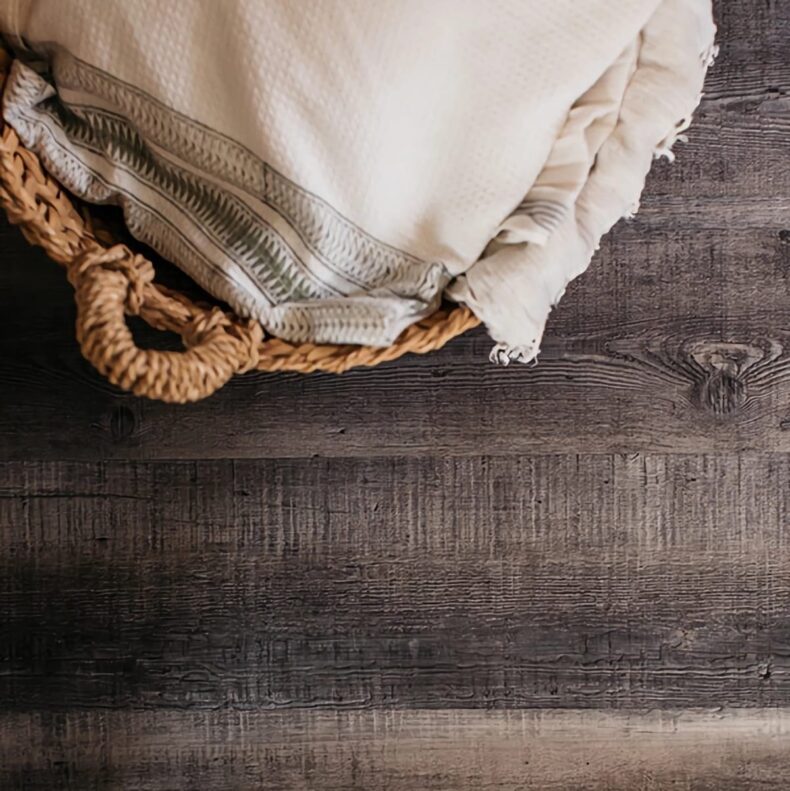 View of Smokehouse luxury vinyl tile by Harvey Maria