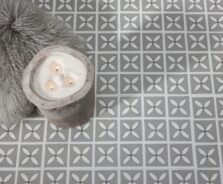 View of Lattice Mist luxury vinyl tile by Harvey Maria