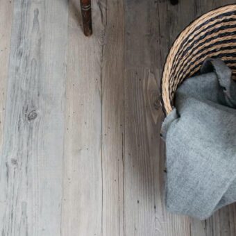 View of Hickory luxury vinyl tile by Harvey Maria