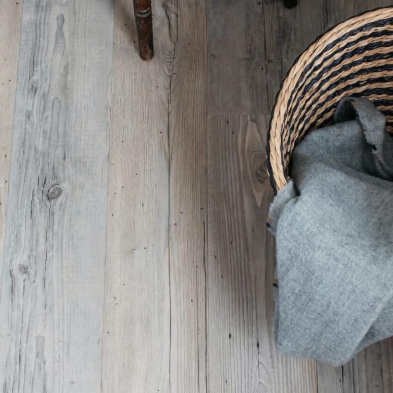 View of Hickory luxury vinyl tile by Harvey Maria