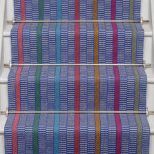 Kahlo Majorelle stair runner by Roger Oates