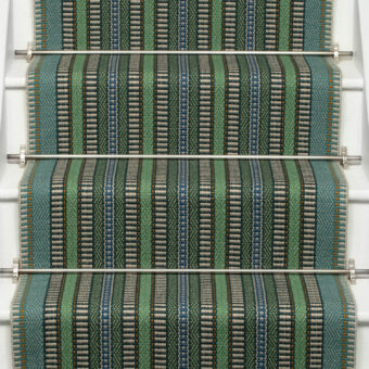 Morella Emerald stair runner by Roger Oates