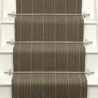 Broadcloth Heather stair runner by Roger Oates