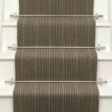 Broadcloth Indigo stair runner by Roger Oates