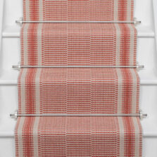 Mila Terracotta stair runner by Roger Oates