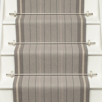 Trent Silver stair runner by Roger Oates