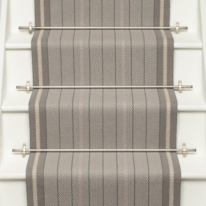 Trent Silver stair runner by Roger Oates