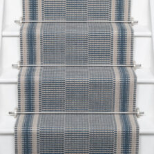 Mila Indigo stair runner by Roger Oates