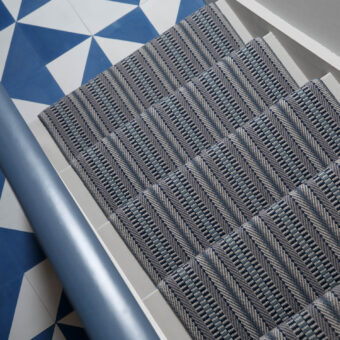 Lennox Steel stair runner by Roger Oates