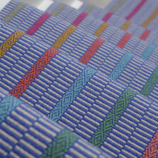 Kahlo Majorelle stair runner by Roger Oates
