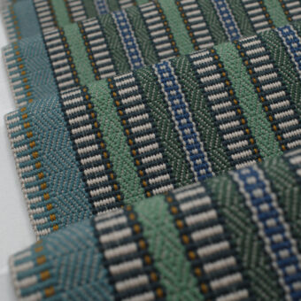 Morella Emerald stair runner by Roger Oates