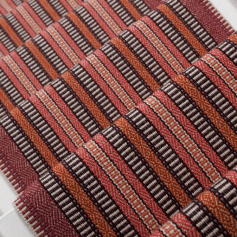 Morella Coral stair runner by Roger Oates