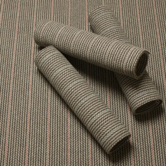 Broadcloth Teal stair runner by Roger Oates