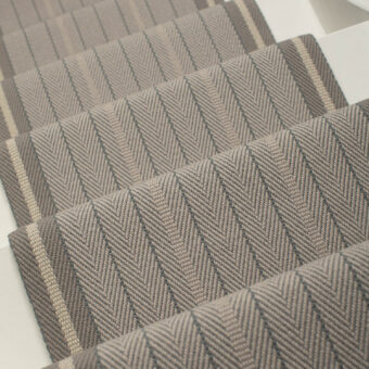 Trent Silver stair runner by Roger Oates