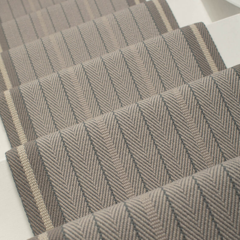 Trent Silver stair runner by Roger Oates