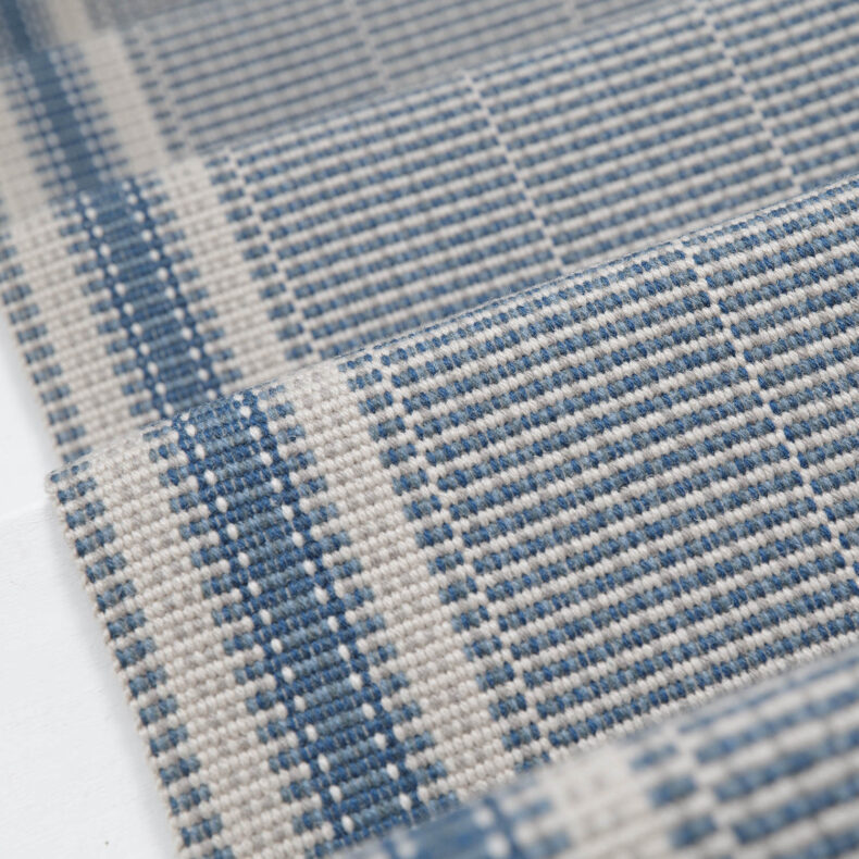 Mila Indigo stair runner by Roger Oates