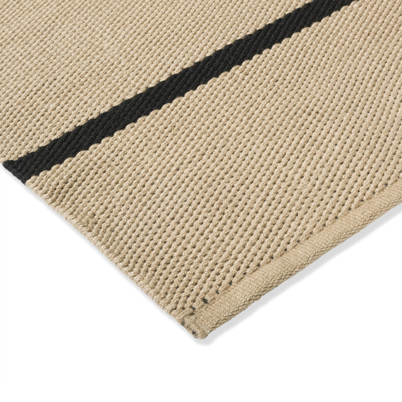 Deck Charcoal Black Outdoor 496805 rug by Brink