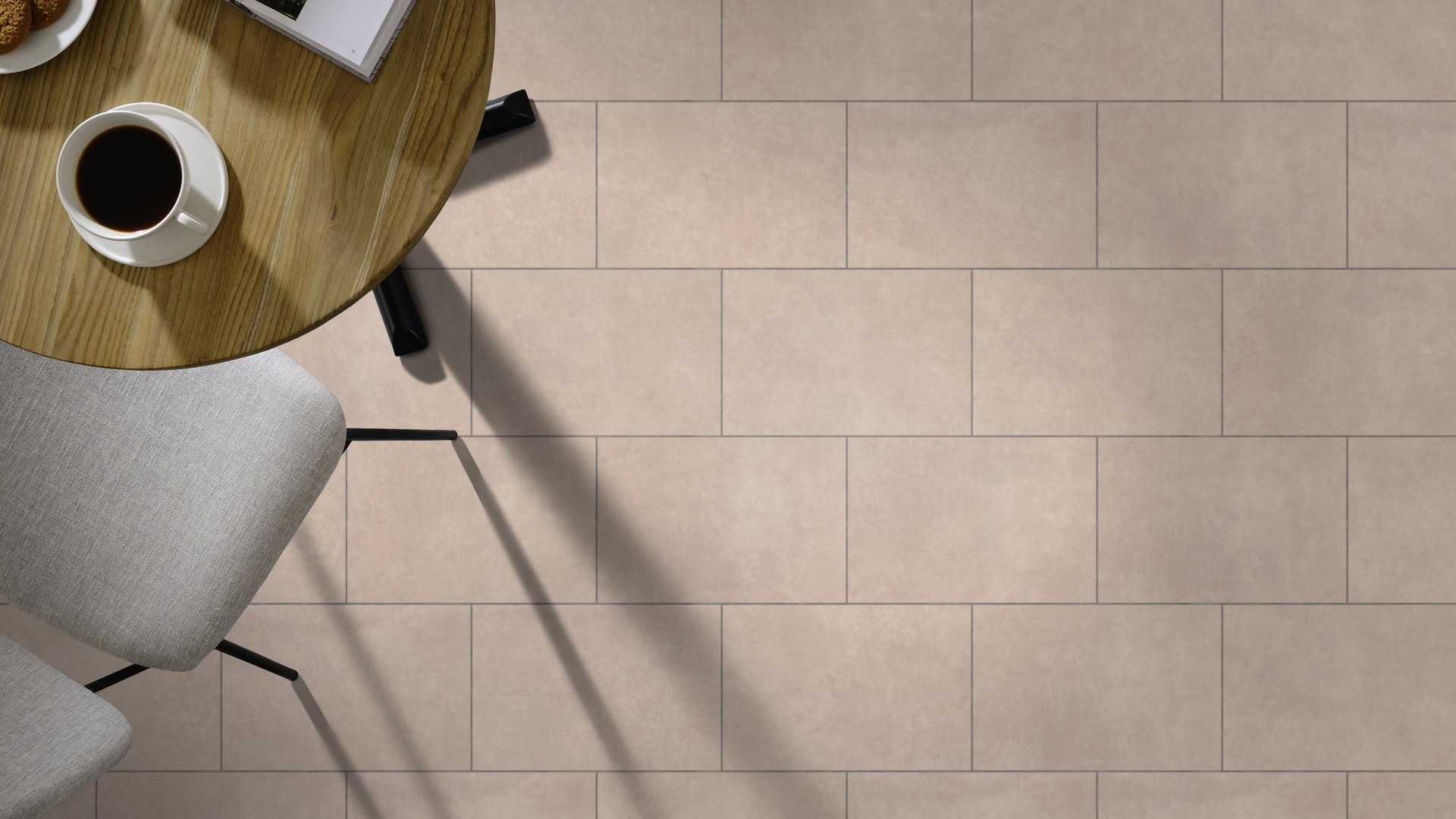 The Broken Bond design of Pampas luxury vinyl tile by Amtico