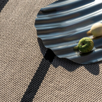 Deck Charcoal Black Outdoor 496805 rug by Brink