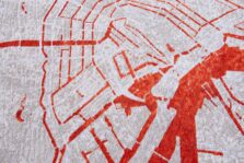 Cities Collection Amsterdam Orange Cut 9323 rug by Louis De Poortere