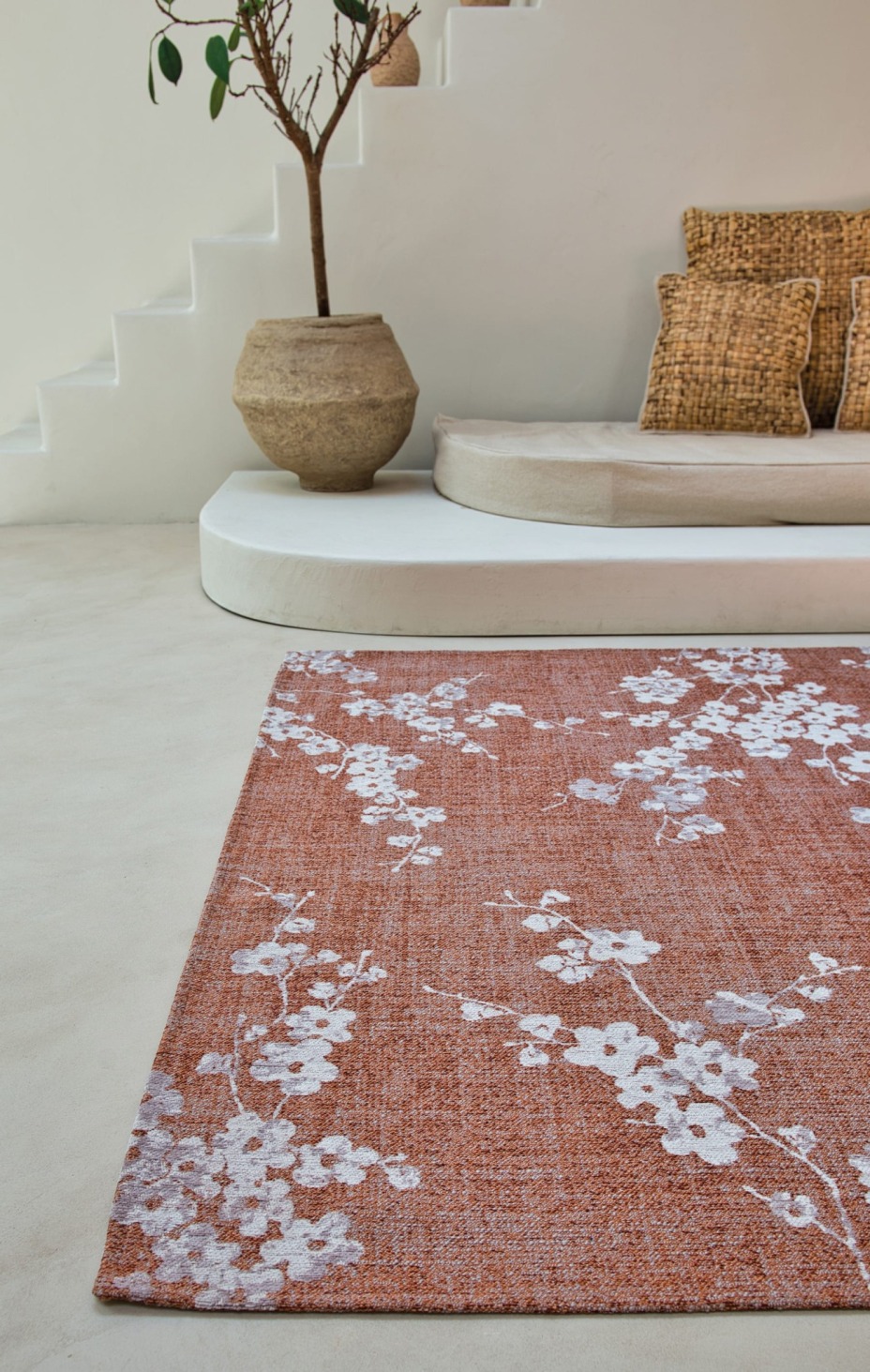 Sakura Collection Copper Pink 9371 rug by Louis De Poortere