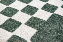 Craft Collection Chess Deep Green 9339 rug by Louis De Poortere