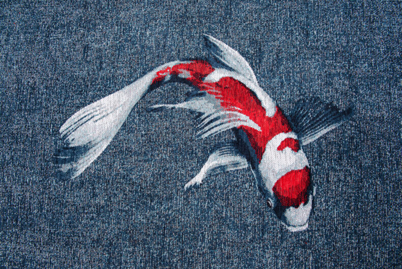 Pop Collection Japnese Pond 9390 rug by Louis De Poortere