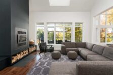 Ewar Graphite rug by Agnella