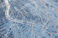 Cities Collection Tokyo Conductive Blue 9314 rug by Louis De Poortere