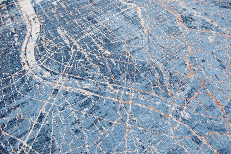 Cities Collection Tokyo Conductive Blue 9314 rug by Louis De Poortere