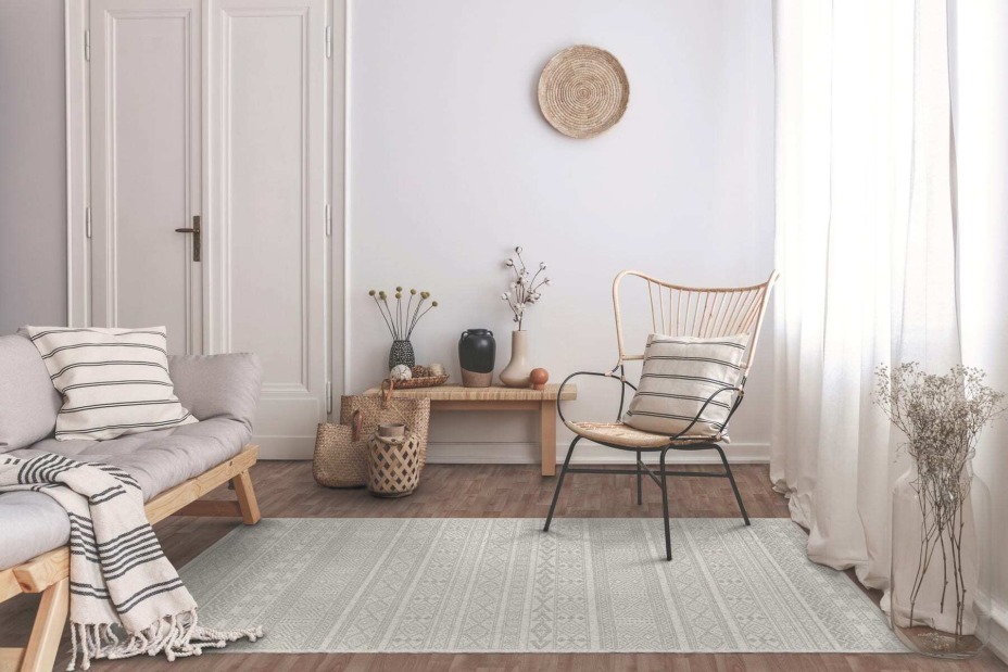 Pera Light Grey rug by Agnella