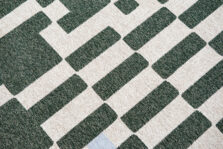 Craft Collection Chess Deep Green 9339 rug by Louis De Poortere