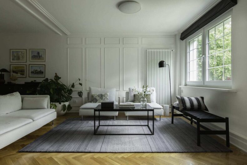 Beverly Light Grey rug by Agnella