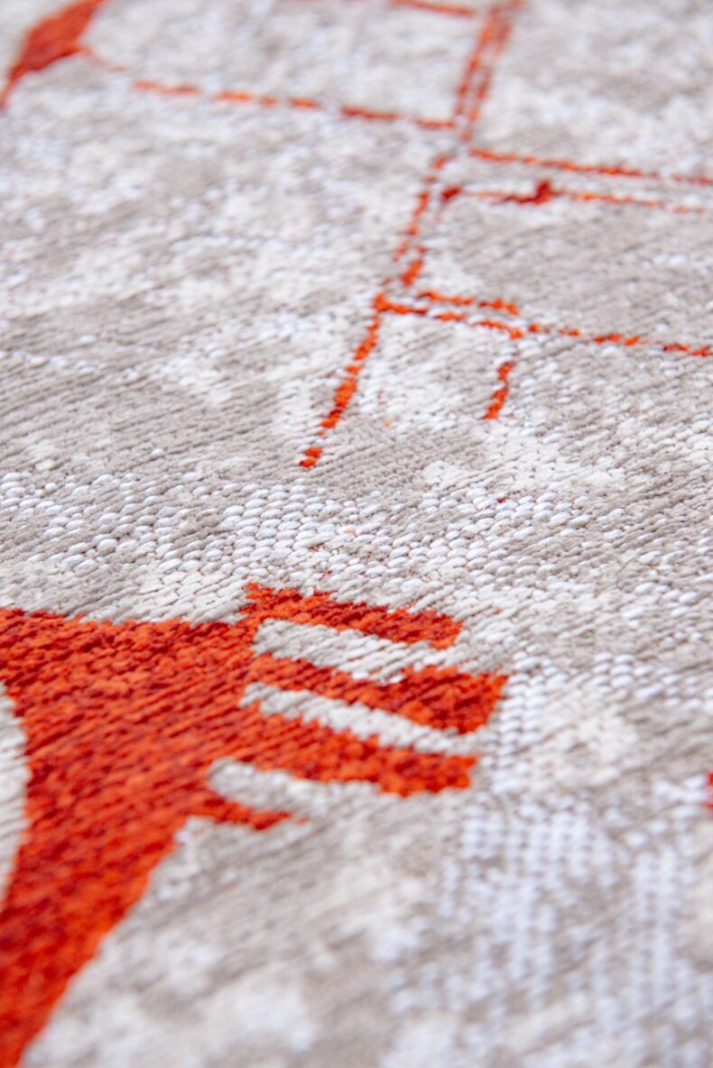 Cities Collection Amsterdam Orange Cut 9323 rug by Louis De Poortere