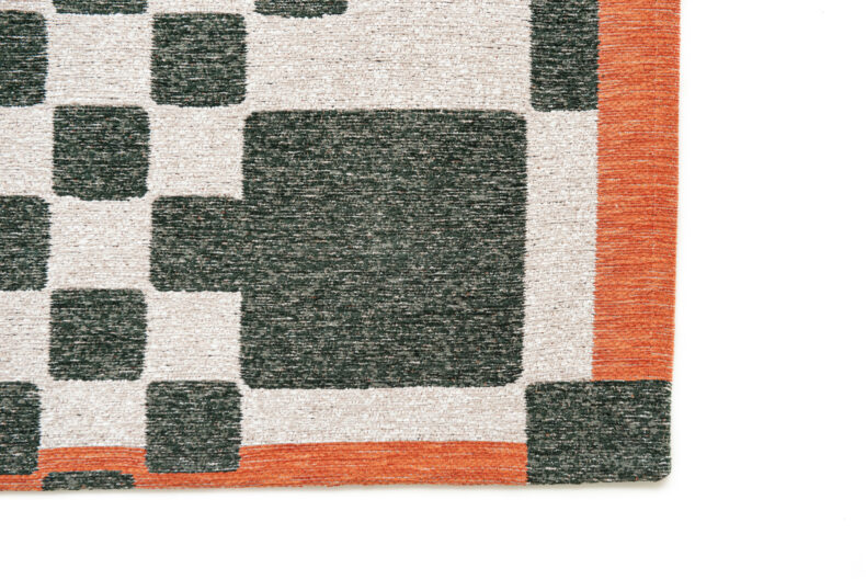 Craft Collection Chess Deep Green 9339 rug by Louis De Poortere