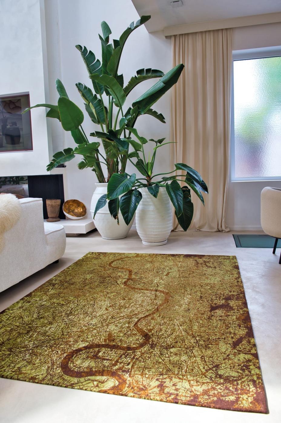 Cities Collection London Green Meadows 9320 rug by Louis De Poortere