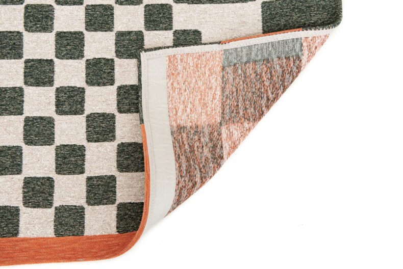 Craft Collection Chess Deep Green 9339 rug by Louis De Poortere