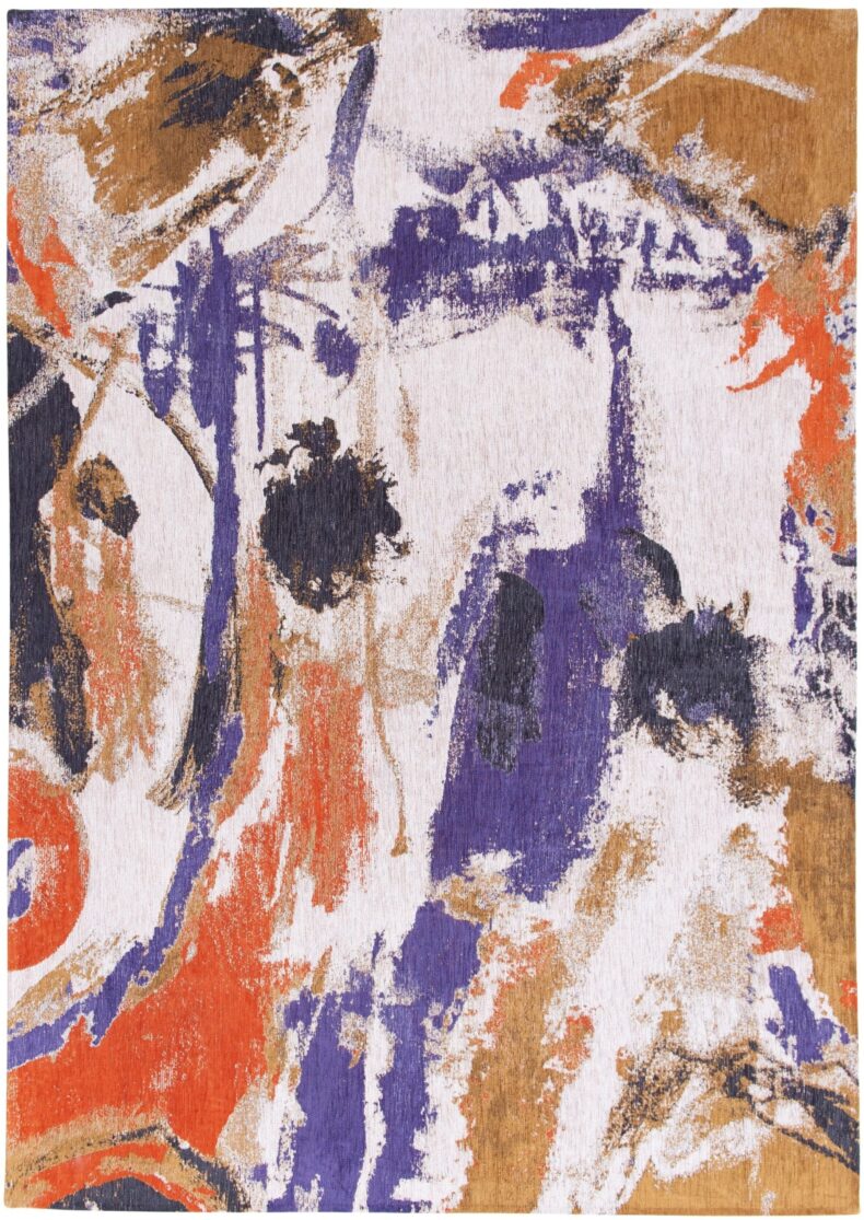 Gallery Collection Fresque Purple Game 9342 rug by Louis De Poortere