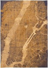 Cities Collection New York Gatsby Gold 9315 rug by Louis De Poortere