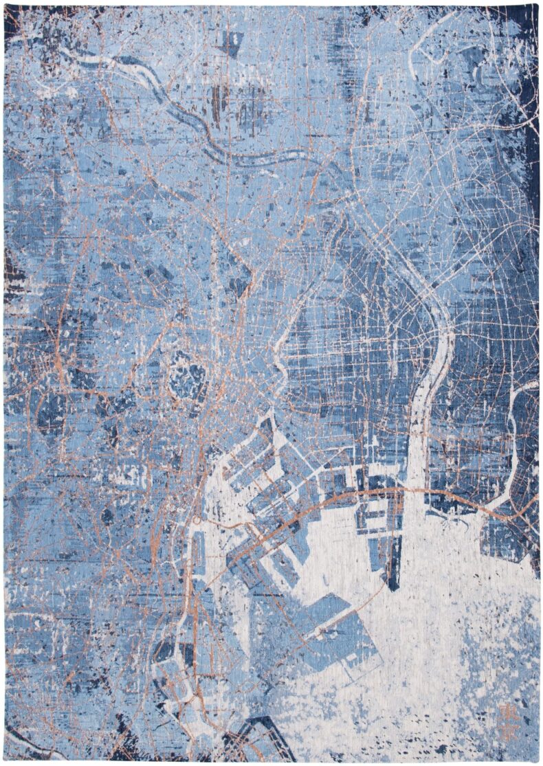Cities Collection Tokyo Conductive Blue 9314 rug by Louis De Poortere