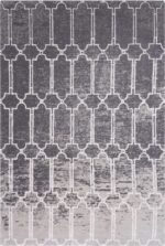 Ewar Graphite rug by Agnella