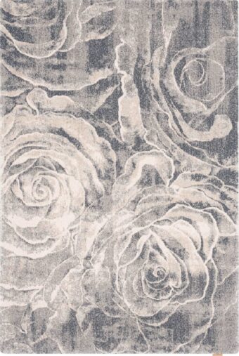 Ros Anthracite rug by Agnella