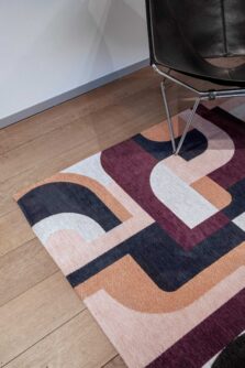 Module Collection Nuance Pink Rohe 9209 rug by Louis De Poortere