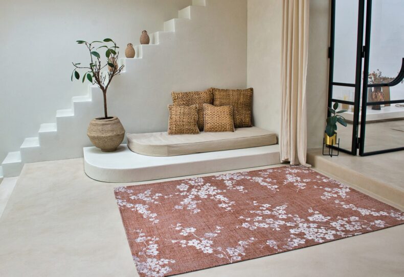 Sakura Collection Copper Pink 9371 rug by Louis De Poortere