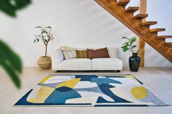 Gallery Collection Shapes Duck Song 9369 rug by Louis De Poortere