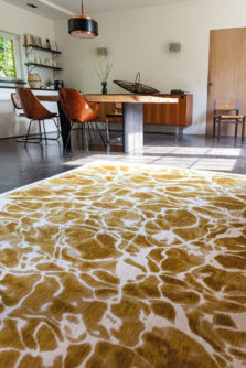 Meditation Collection Swim Saffron 9349 rug by Louis De Poortere