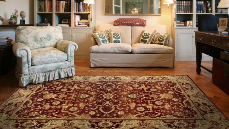 Rejent Ruby rug by Agnella