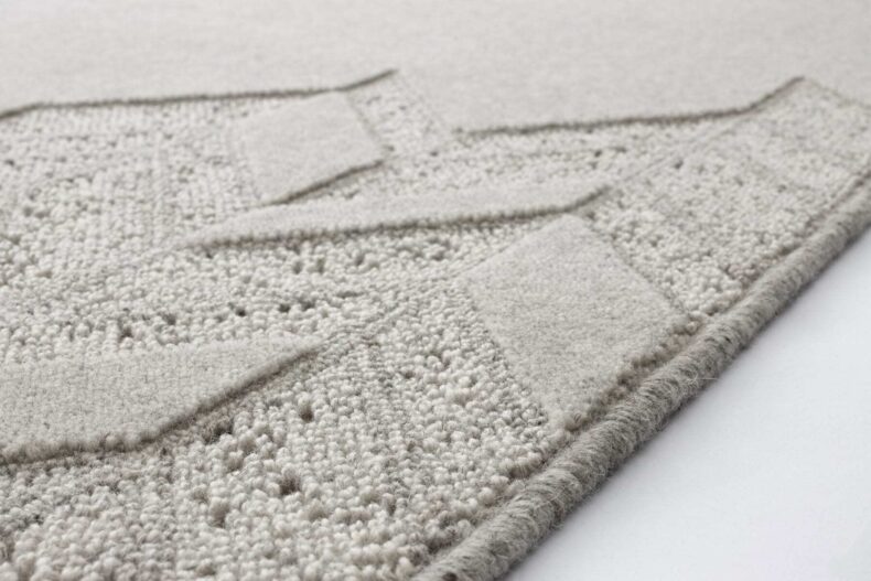 Credo Light Grey rug by Agnella