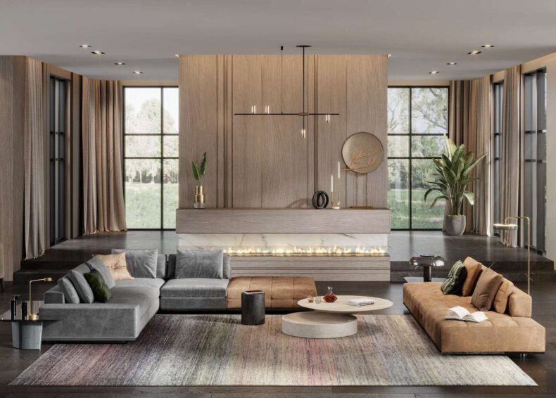Aiko Heather rug by Agnella