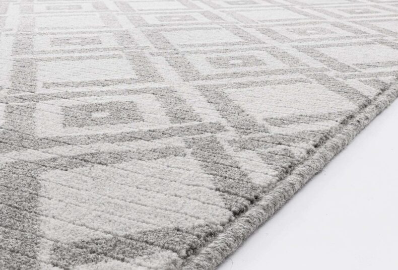 Wiko Light Grey rug by Agnella
